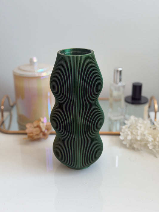 dango vase - green/yellow