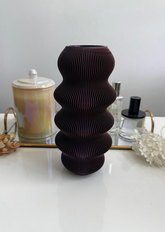 zippa vase - blue/green/red