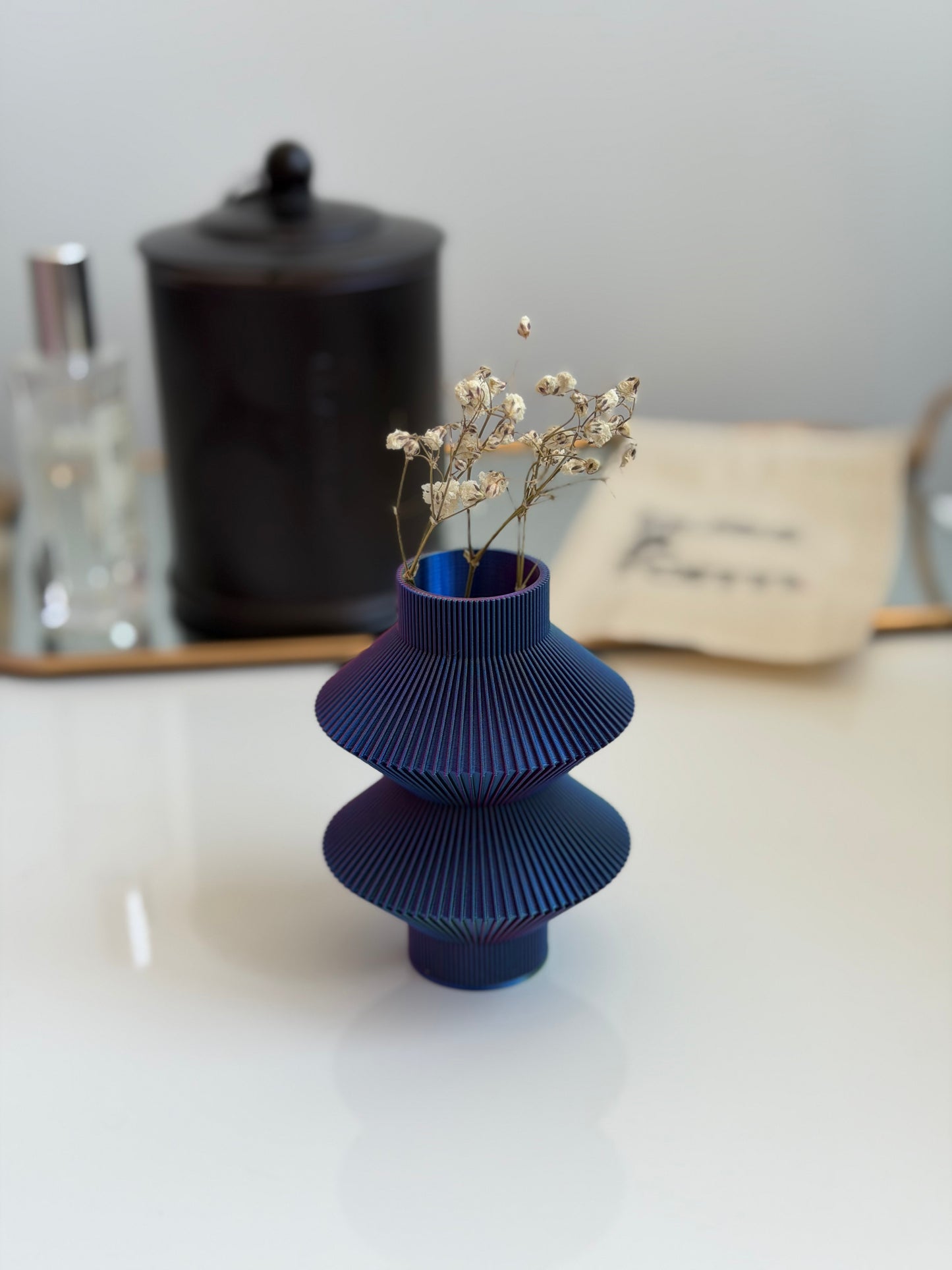 bud vase - duo (blue/green/red)