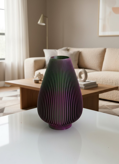 balloon vase - tri-colour