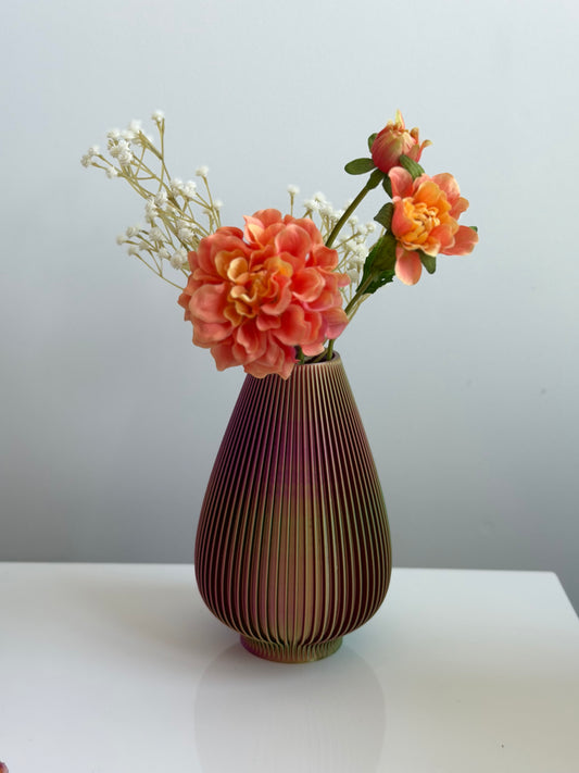 balloon vase - tri-colour