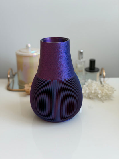 chasen vase - blue/green/purple